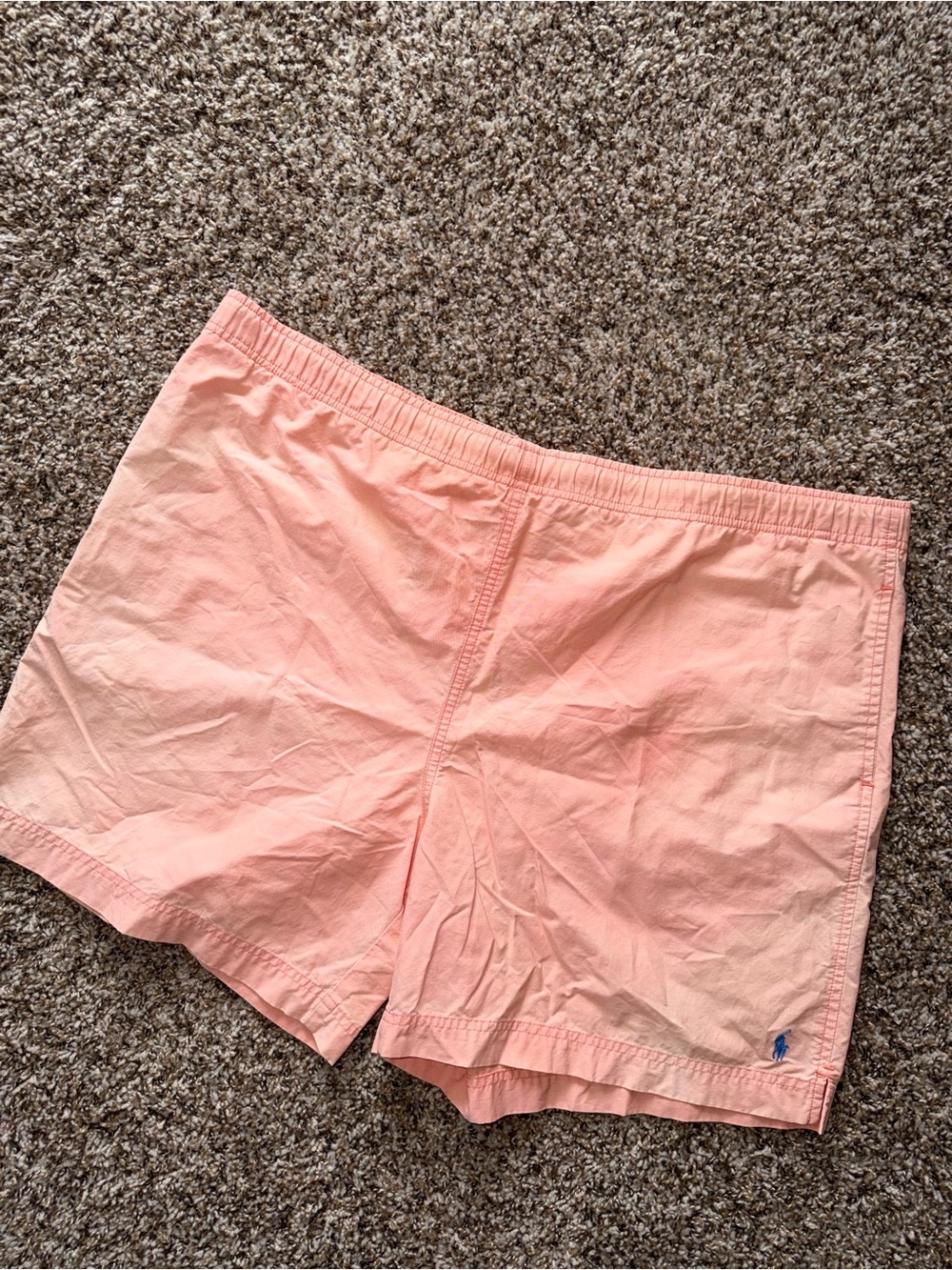 Polo Sport Ralph Lauren Men's Orange/ Navy Blue polo Swimming Shorts Size 2xl